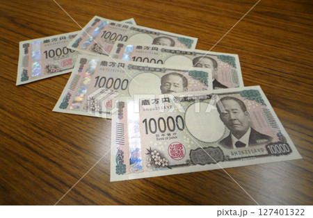 一万円札のイメージ 一万円札のイメージ 127401322