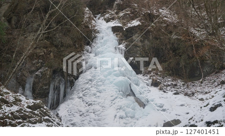 新九郎の滝氷瀑 127401451