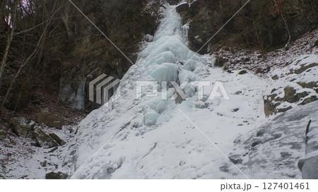 新九郎の滝氷瀑 127401461