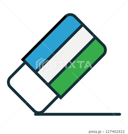 消しゴム　アイコン 127402812