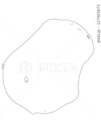 白地図　ナウル 127403673