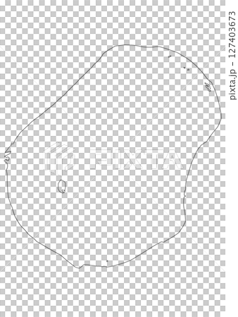 白地図　ナウル 127403673