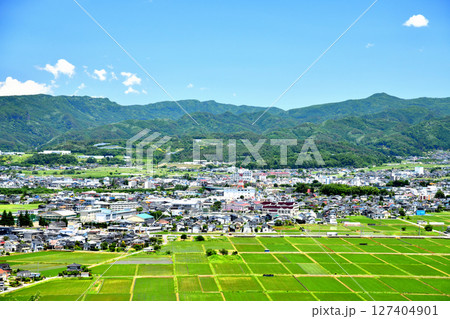 長野県佐久市野沢～中込駅周辺を望む(長野県佐久市)【2025.6】 127404901