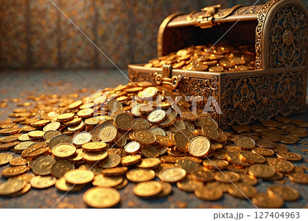 金貨の山 金貨の山 127404963