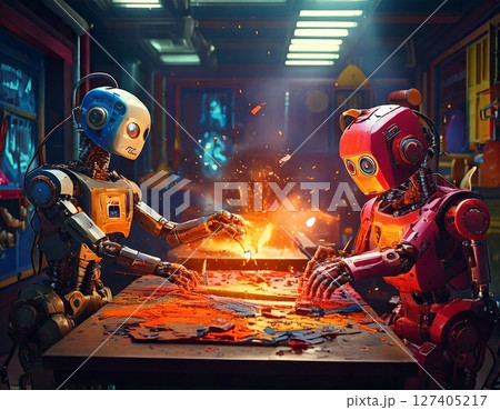 鋳造 ロボット 鋳造 ロボット 127405217