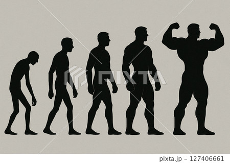 ボディビルダーへの進化 127406661
