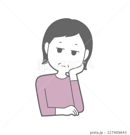 無気力な中高年女性 127409643