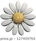 Daisy flower png elements  127409764