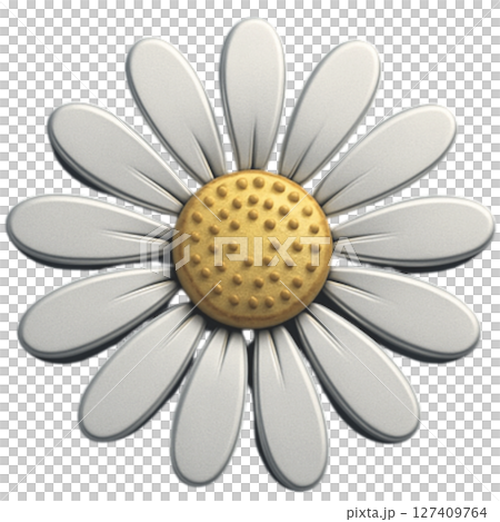 Daisy flower png elements  127409764