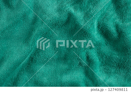 Macro Texture of Cotton and Polyester Fabric Top View Macro Texture of Cotton and Polyester Fabric Top View 127409811