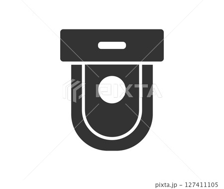 A minimalist icon design featuring a toilet. Useful for restroom signage, plumbing services, or hygiene related projects. Clean, modern, and easily recognizable. A minimalist icon design featuring a toilet. Useful for restroom signage, plumbing services, or hygiene related projects. Clean, modern, and easily recognizable. 127411105