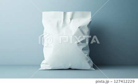 3d Rendering Of A Spacious Bag Containing Supplements Or Animal Feed In White 127412229