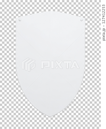 リアルな盾のモックアップ リアルな盾のモックアップ 127412253