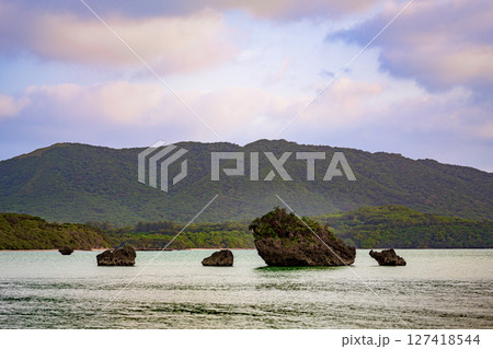 自然が織りなす石垣島の海と山の美しい景観 127418544