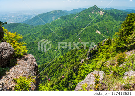御在所岳 富士見岩展望台からの絶景 御在所岳 富士見岩展望台からの絶景 127418621