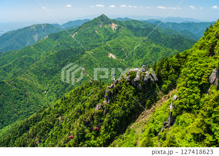 御在所岳 富士見岩展望台からの絶景 御在所岳 富士見岩展望台からの絶景 127418623