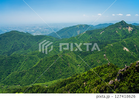 御在所岳 富士見岩展望台からの絶景 127418626