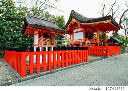 京都府　伏見稲荷大社御旅所・上命婦社 ＆ 御旅殿 京都市 南区 西九条 池ノ内町 2022年2月 127418683