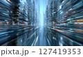 Futuristic Cityscape Illustrates Global Tech Entrepreneurship and Innovation Landscape 127419353