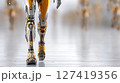Innovative prosthetic limbs showcase cutting-edge technology in modern rehabilitation 127419356