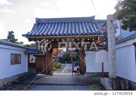 京都　だるま寺　法輪寺の紅葉 127420054