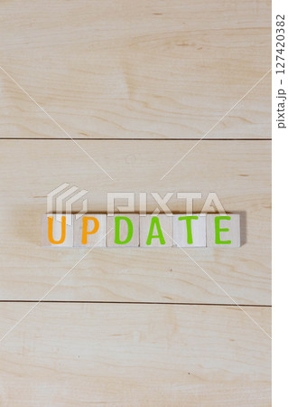 文字ブロック UPDATE アップデート 文字ブロック UPDATE アップデート 127420382