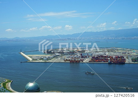 大阪湾夢洲周辺の風景 127420516