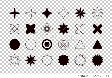 簡單的圖標集 127420934