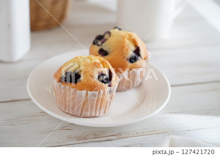 ブルーベリーマフィン 127421720