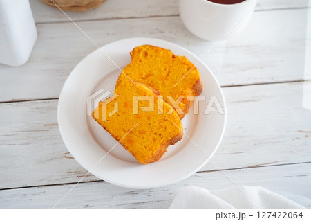 かぼちゃパウンドケーキ かぼちゃパウンドケーキ 127422064