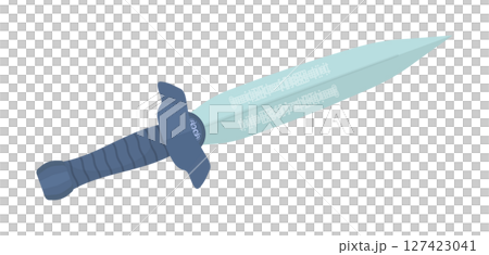 A dagger with runes engraved on the blade. 127423041