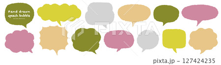 ゆるい雰囲気の吹き出し素材まとめ 127424235