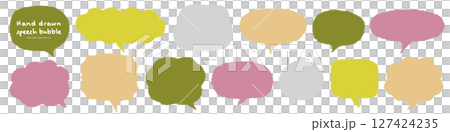 ゆるい雰囲気の吹き出し素材まとめ 127424235