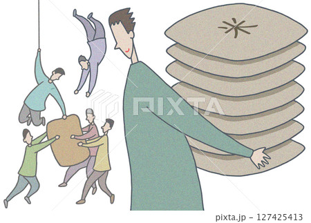 社会問題 - 米・米の取り合い・米の買占め 127425413