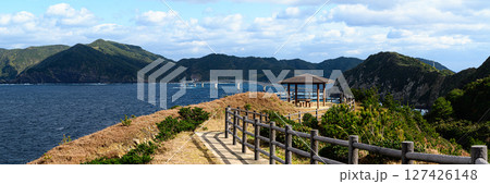 夜萩円山公園から見る甑島の風景 127426148