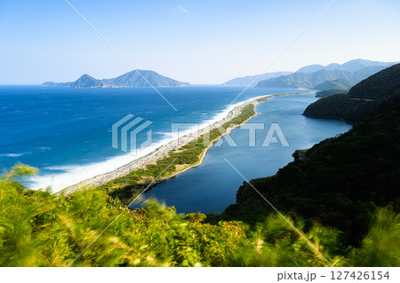 長目の浜　田之尻展望所　甑島の風景 127426154