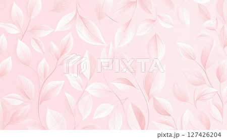 《AI画像》模様の入ったピンク色の背景素材 127426204