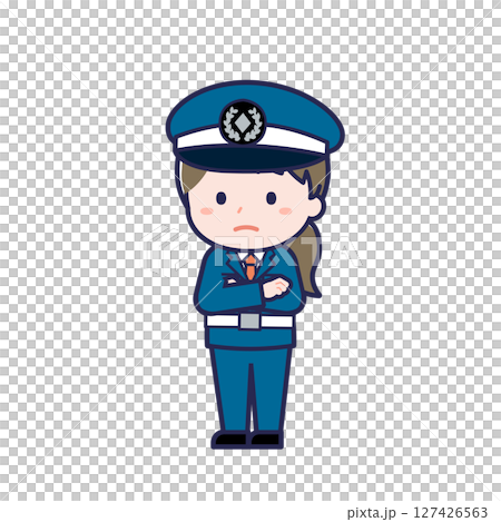 Security guard/diagonal/female 30 Security guard/diagonal/female 30 127426563