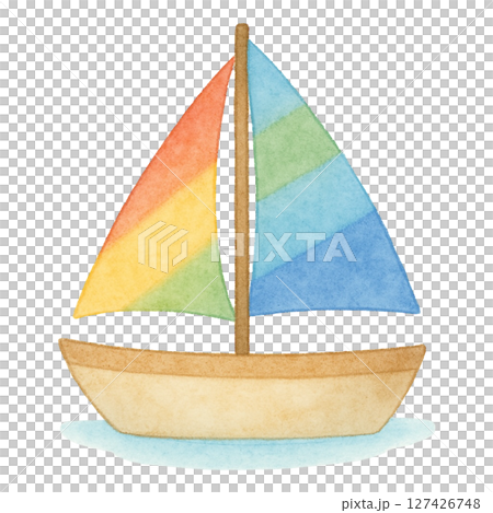 [Summer] Yacht illustration 127426748