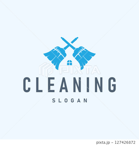 cleaning logo design with cleaning equipment concept, minimalist simple cleaning service symbol, clean house service, modern template illustration, product, business or service brand symbol cleaning logo design with cleaning equipment concept, minimalist simple cleaning service symbol, clean house service, modern template illustration, product, business or service brand symbol 127426872