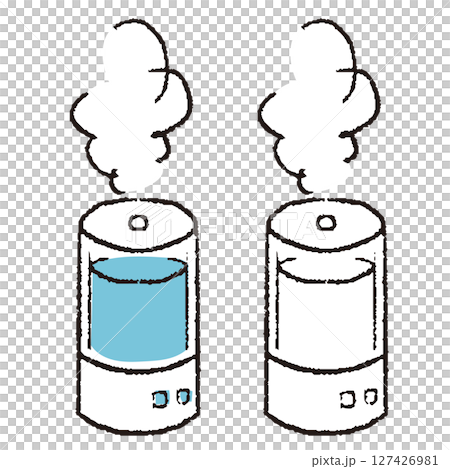 ペンで描いた風加湿器 127426981