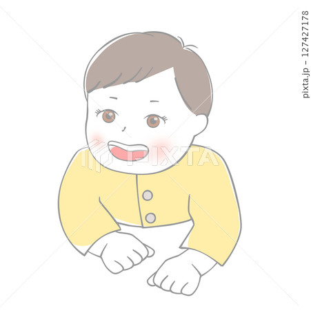 赤ちゃん 笑顔 赤ちゃん 笑顔 127427178