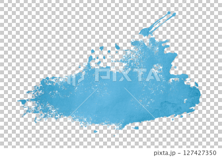 Light blue watercolor background. Artistic hand paint. Isolated on transparent background. Light blue watercolor background. Artistic hand paint. Isolated on transparent background. 127427350
