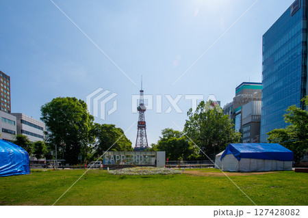札幌 テレビ塔 さっぽろ大通公園 札幌 テレビ塔 さっぽろ大通公園 127428082