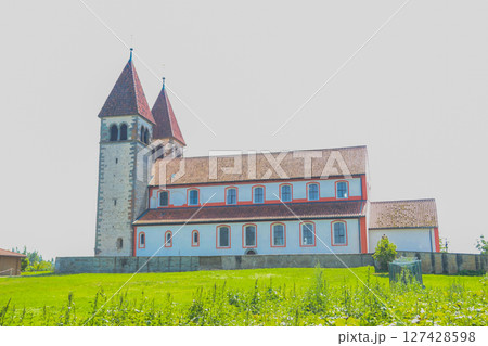 Basilica of Sts. Peter and Paul on Island of Reichenau, Lake Constance, Baden-Wuerttemberg, Germany Basilica of Sts. Peter and Paul on Island of Reichenau, Lake Constance, Baden-Wuerttemberg, Germany 127428598