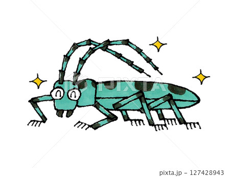 喜ぶルリボシカミキリ 127428943