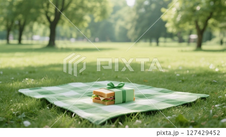 公園でのピクニック 127429452