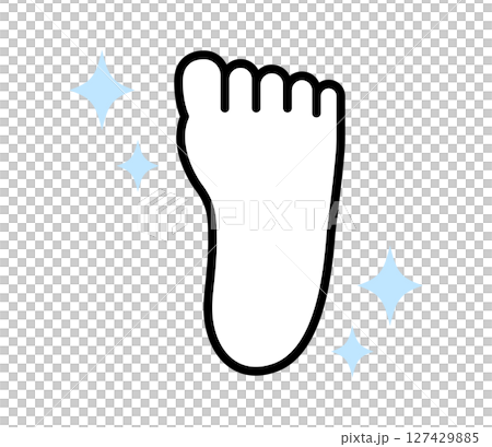 Beautiful soles icon illustration vector Beautiful soles icon illustration vector 127429885