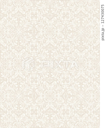 《AI画像》柄の入ったベージュ色の背景素材 127430075