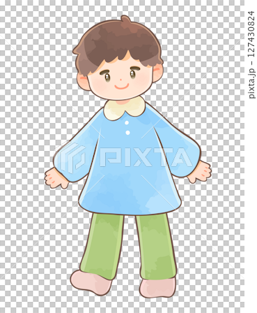 保育園、幼稚園児の男の子 127430824